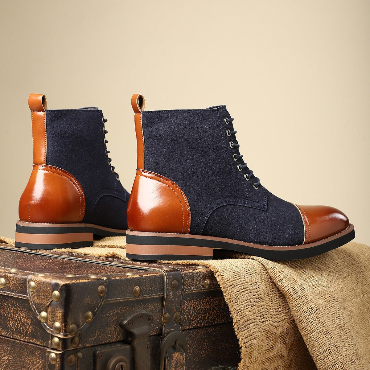 Tall Leather Mens Boots