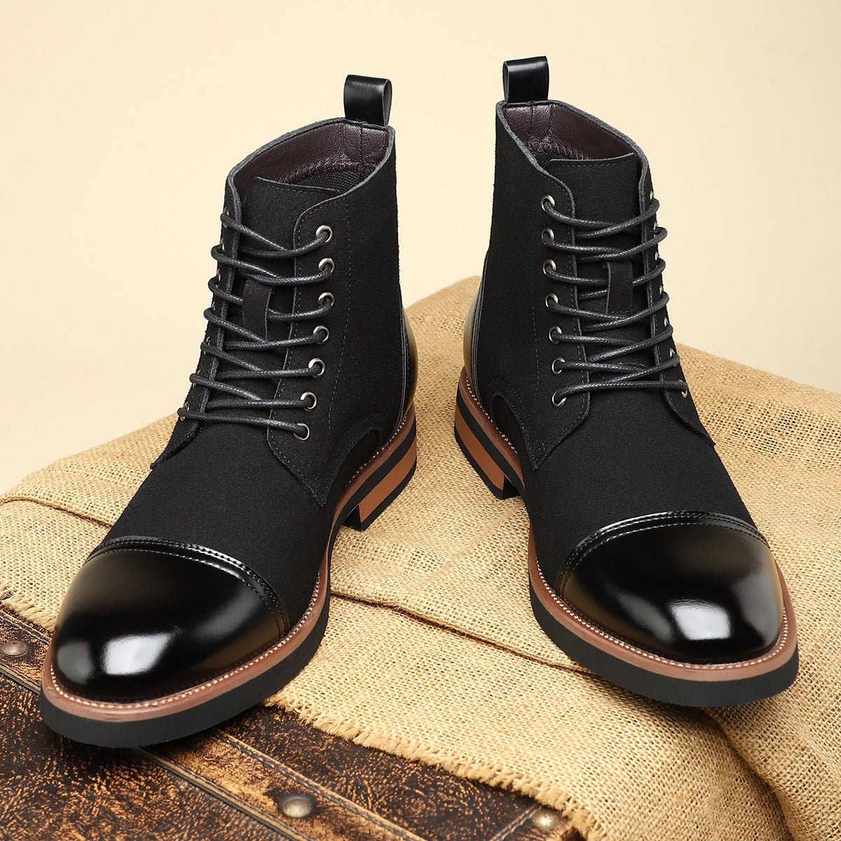 Tall Leather Mens Boots