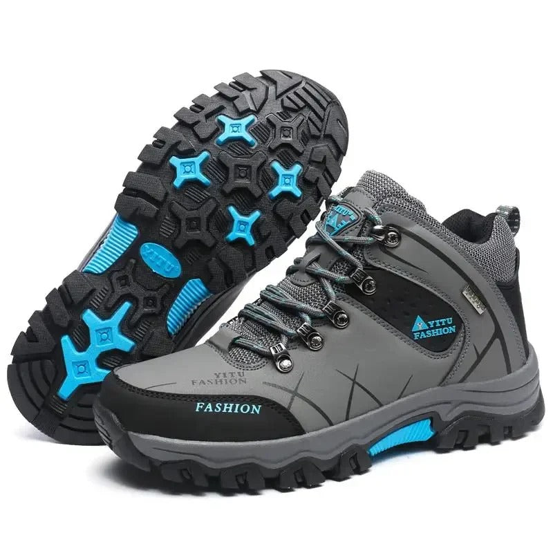 Grip Sole Mens Waterproof Hiking Boots