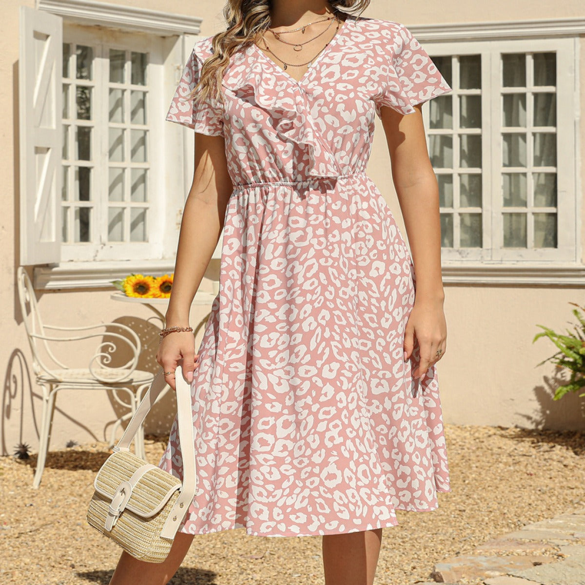 Trendy V Neck Long Maxi Dress for Ladies - OutfitLondon