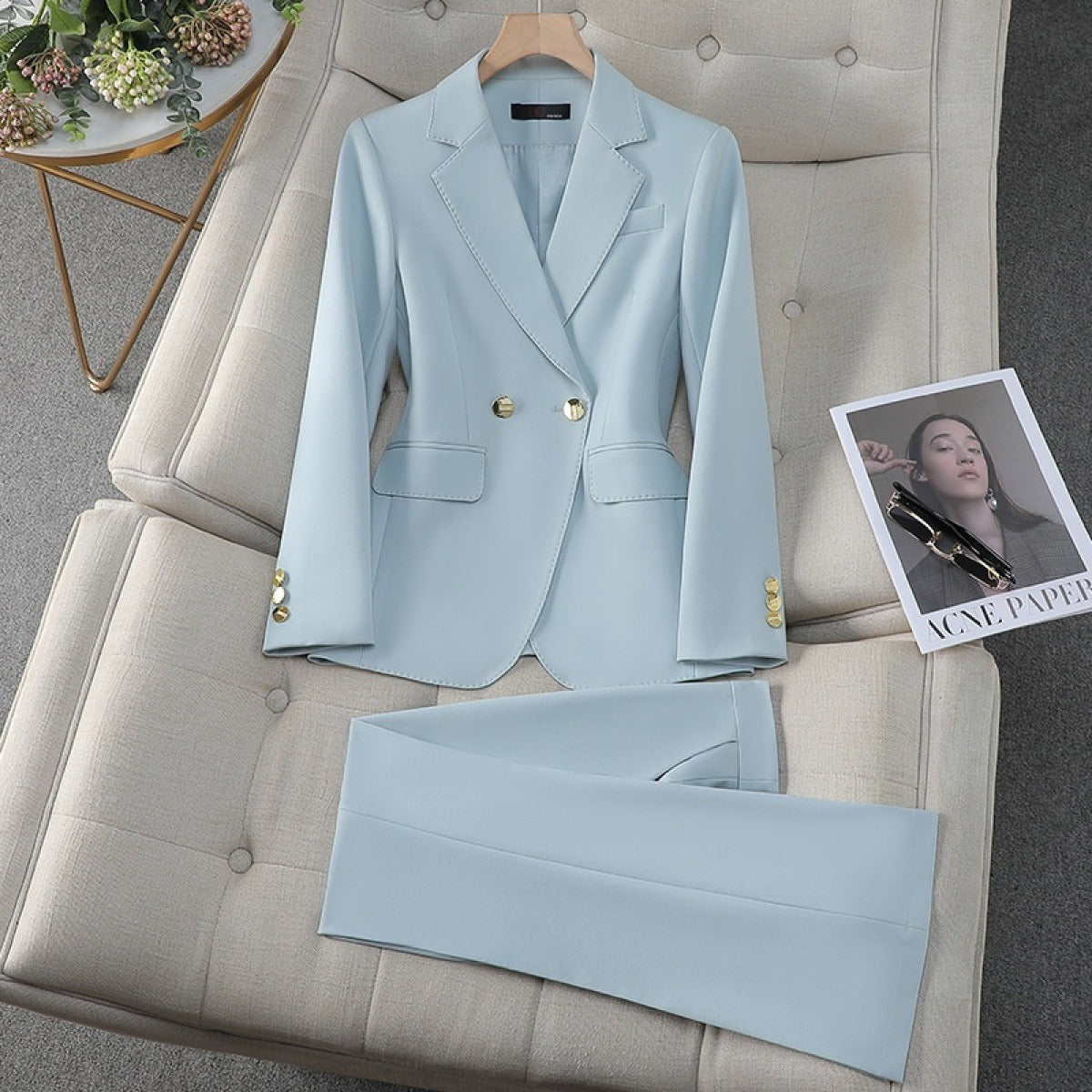 Classic Women's Business Jacket Suit - OutfitLondon