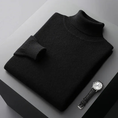 Textured Crew Neck Sweater Men