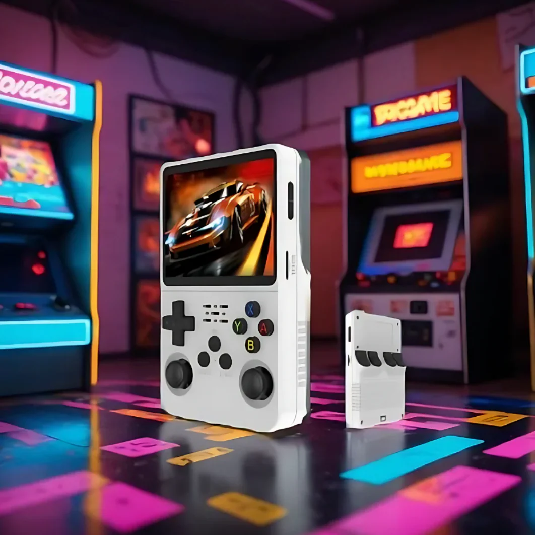 Compact Classic Video Game System with 60000 Games