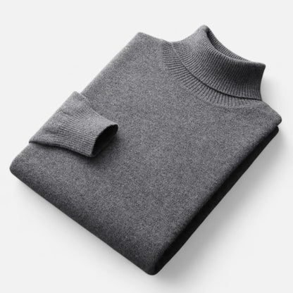 Fitted Crew Neck Men's Sweater