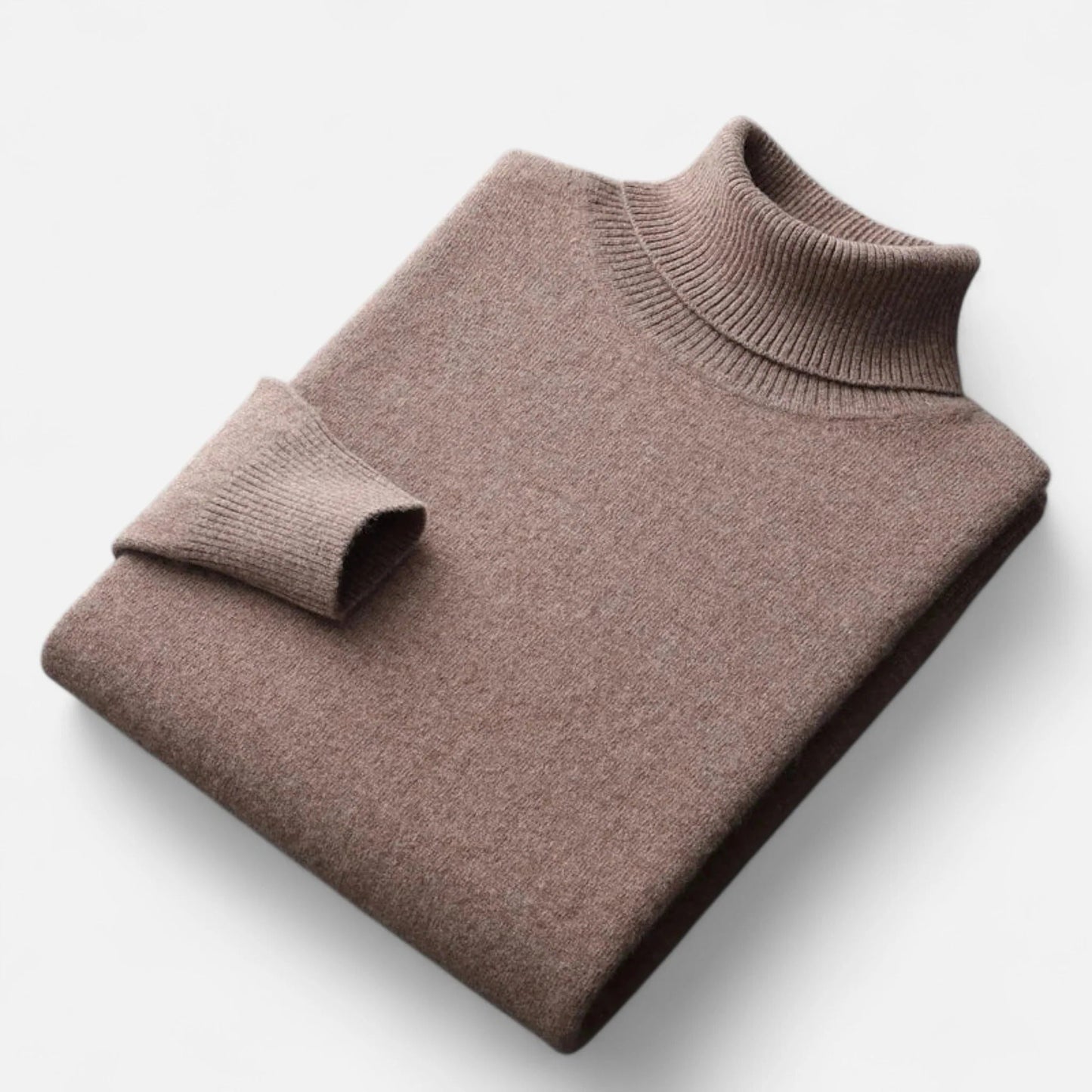Fitted Crew Neck Men's Sweater