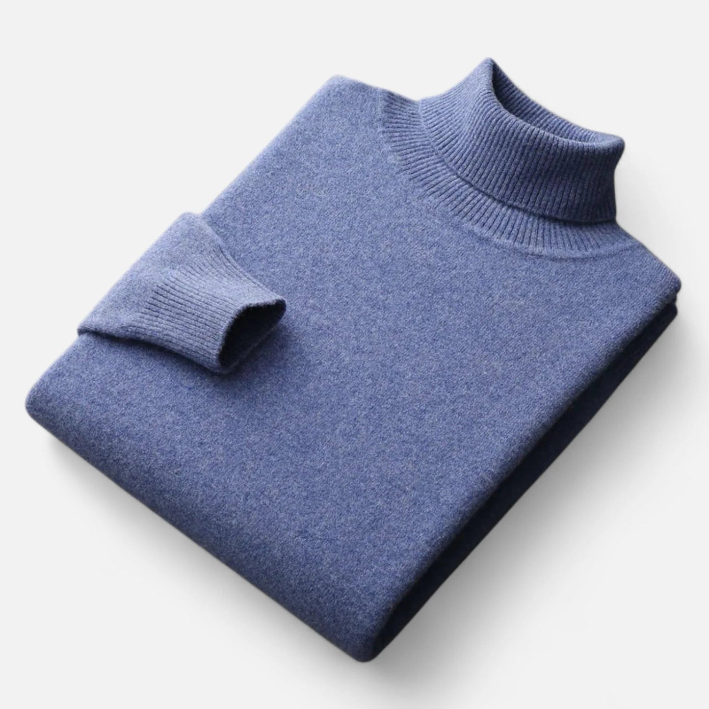 Fitted Crew Neck Men's Sweater