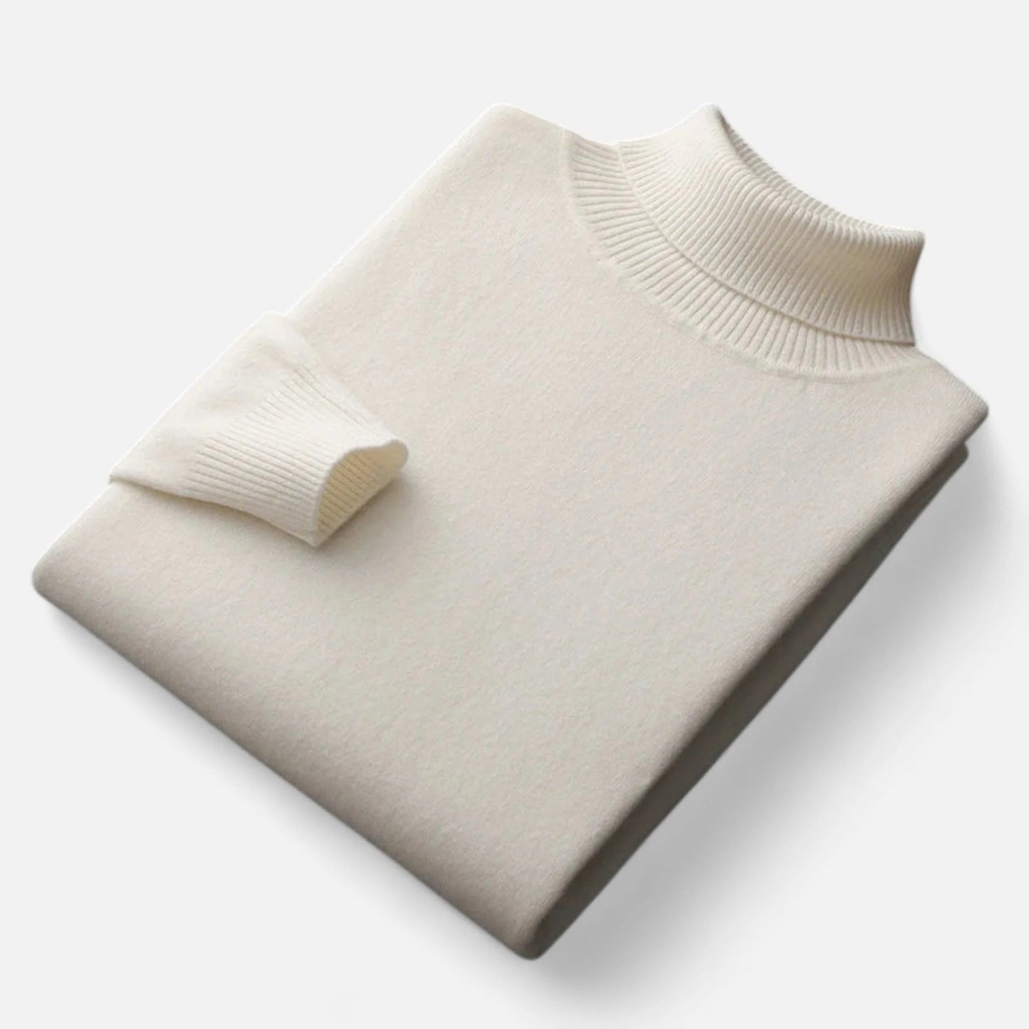 Fitted Crew Neck Men's Sweater