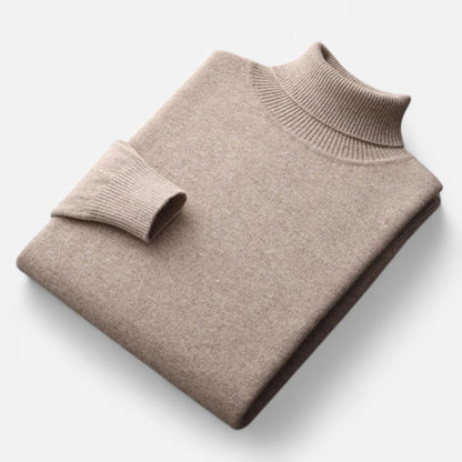 Fitted Crew Neck Men's Sweater