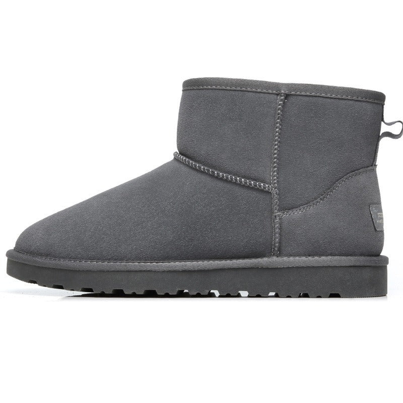 Warm Mini Ankle Boots with Fuzzy Lining for Women