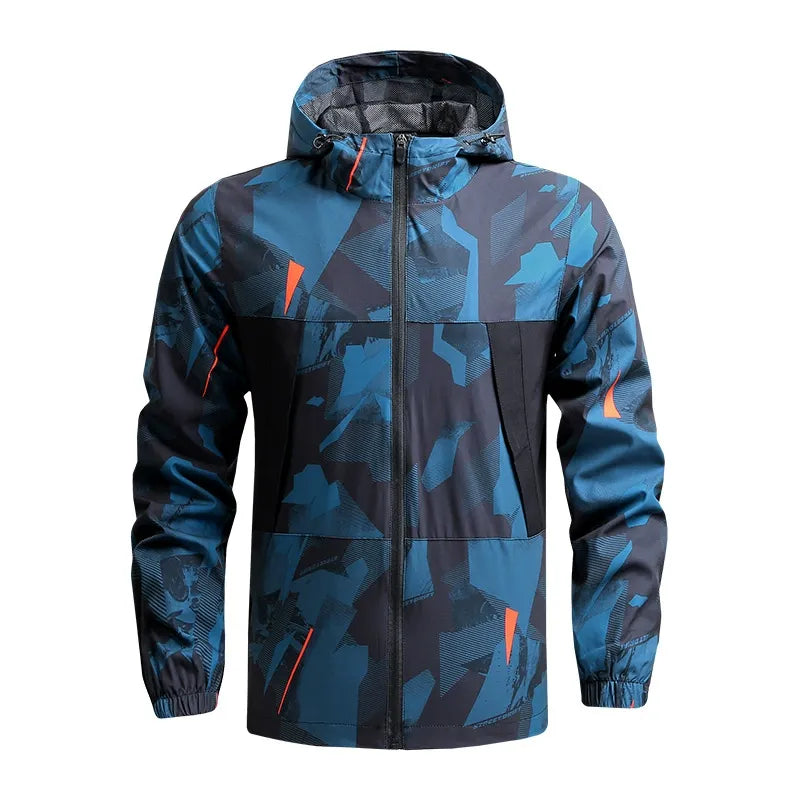 Classic Fit Hooded Sports Jacket