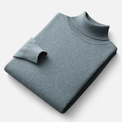 Fitted Crew Neck Men's Sweater
