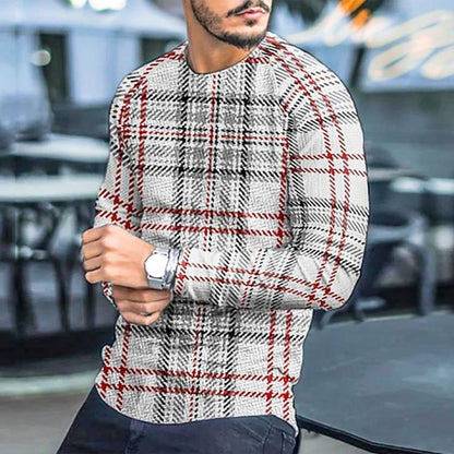 Comfortable Thin Graphic Pullover Sweater