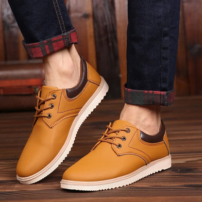 Comfortable Leather Business Shoes Men - OutfitLondon