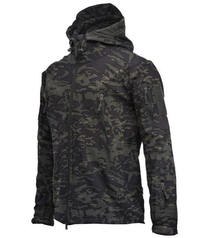 Waterproof Hooded Fleece Jacket For Men