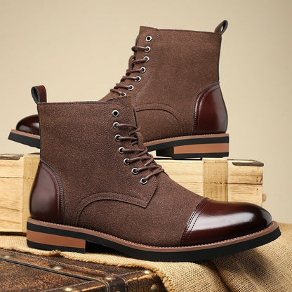 Tall Leather Mens Boots
