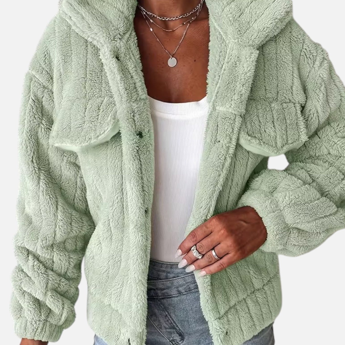 Warm Faux Fur Women's Winter Coat