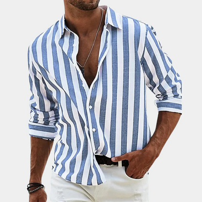 Classic Stripe Men's Casual Shirt