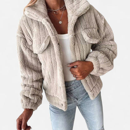Warm Faux Fur Women's Winter Coat - OutfitLondon