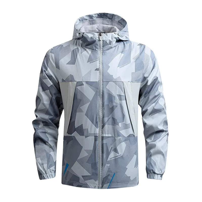 Classic Fit Hooded Sports Jacket