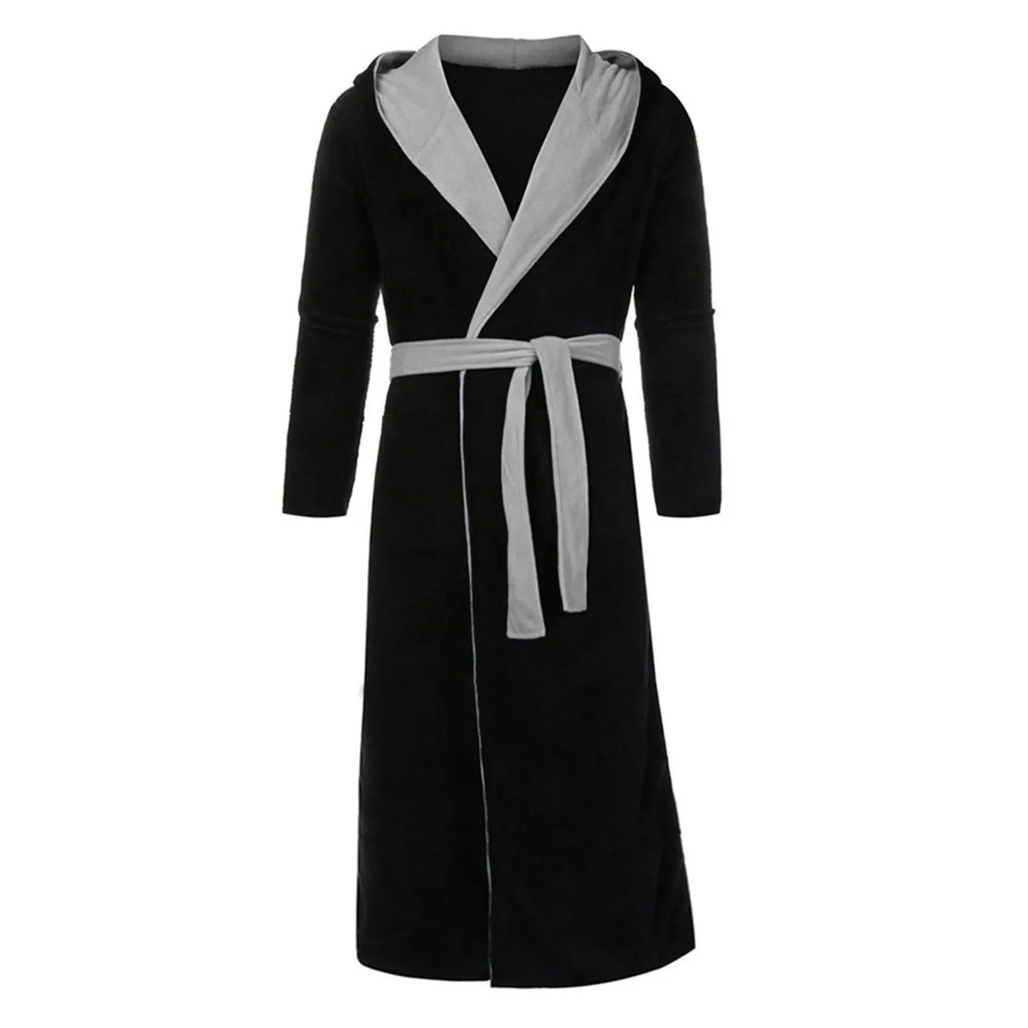 Warm Navy Blue Men's Bath Robe