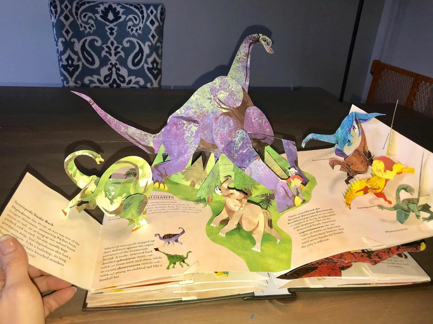 Fun Pop Up Dinosaur Book for Kids Adventure