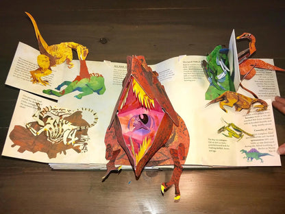Fun Pop Up Dinosaur Book for Kids Adventure