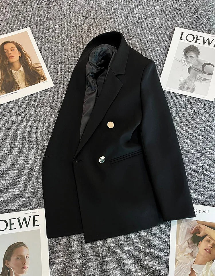 Comfortable Loose Fit Ladies Blazer Jacket