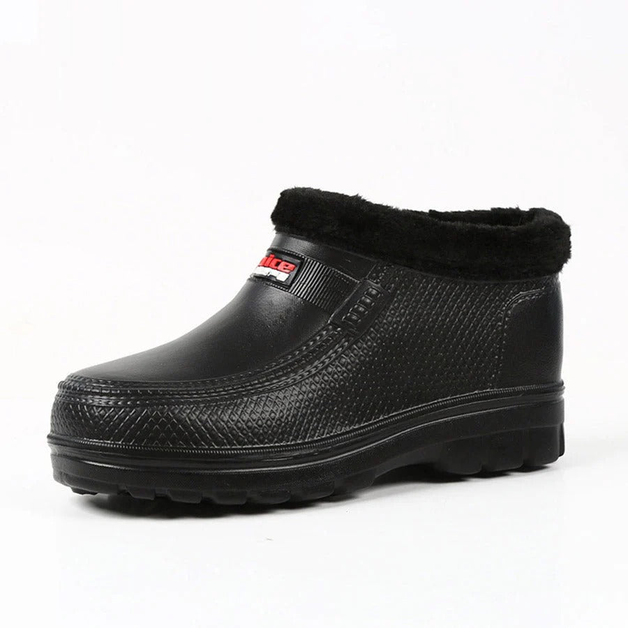 Warm Waterproof Insulated Ankle Boots - OutfitLondon