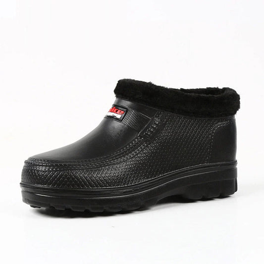 Warm Waterproof Insulated Ankle Boots - OutfitLondon