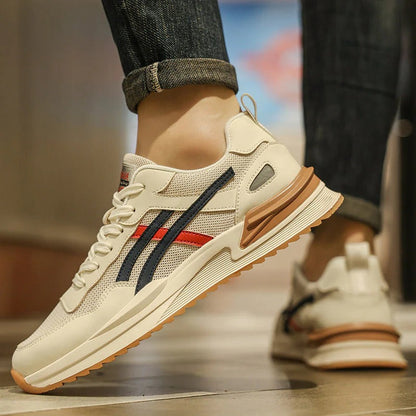 Supportive Mens Running Shoes Lace Up