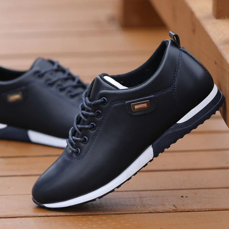 Comfortable Men's Orthopedic Leather Sneakers