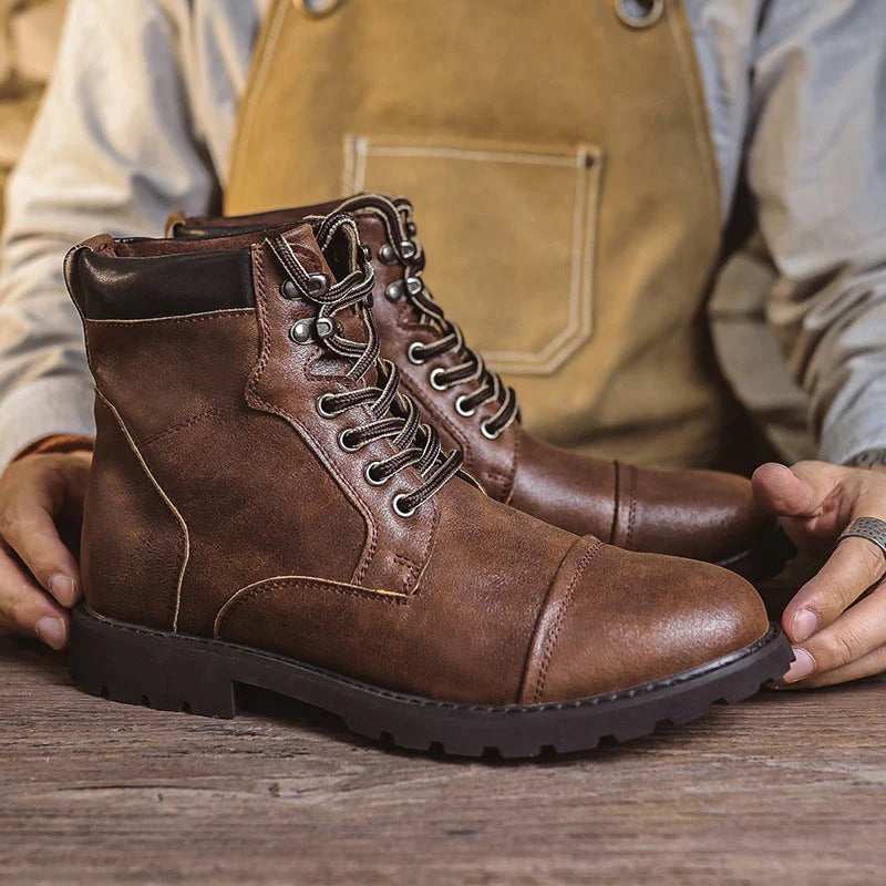 Classic Heavy Duty Mens Work Boots Strong Sole