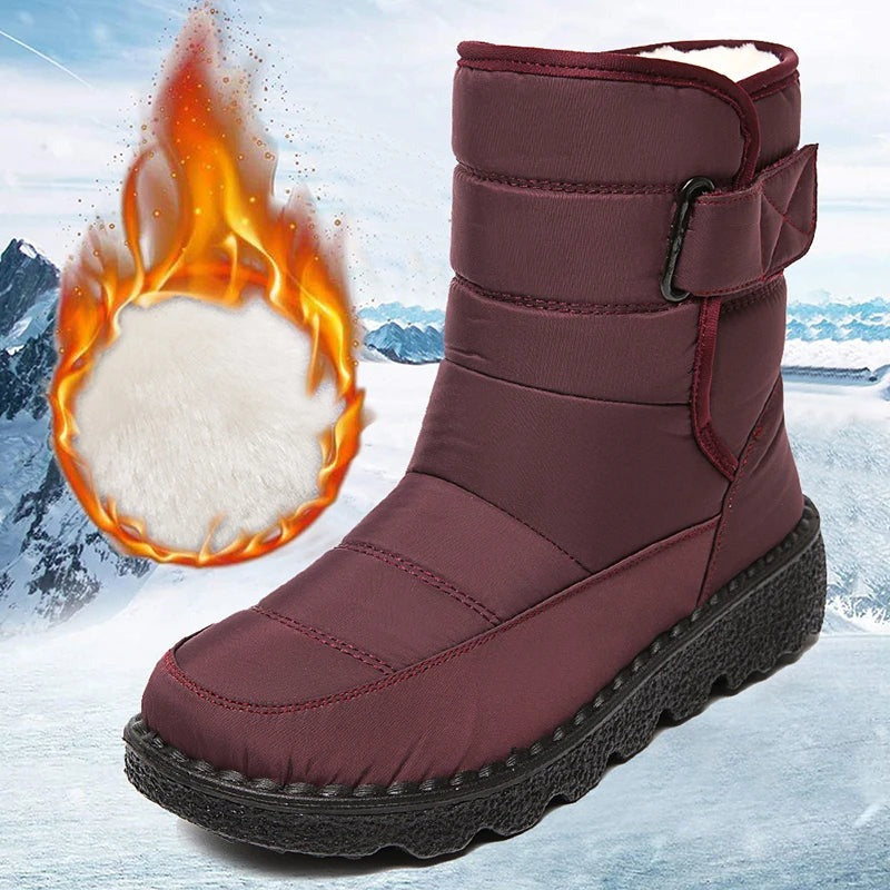 Warm Waterproof Snow Boots for Women