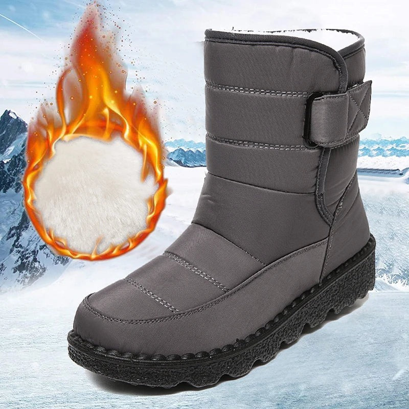 Warm Waterproof Snow Boots for Women