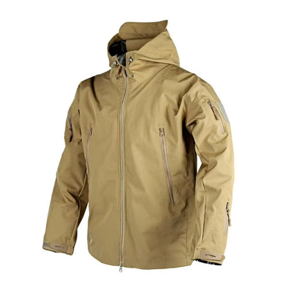 Waterproof Hooded Fleece Jacket For Men