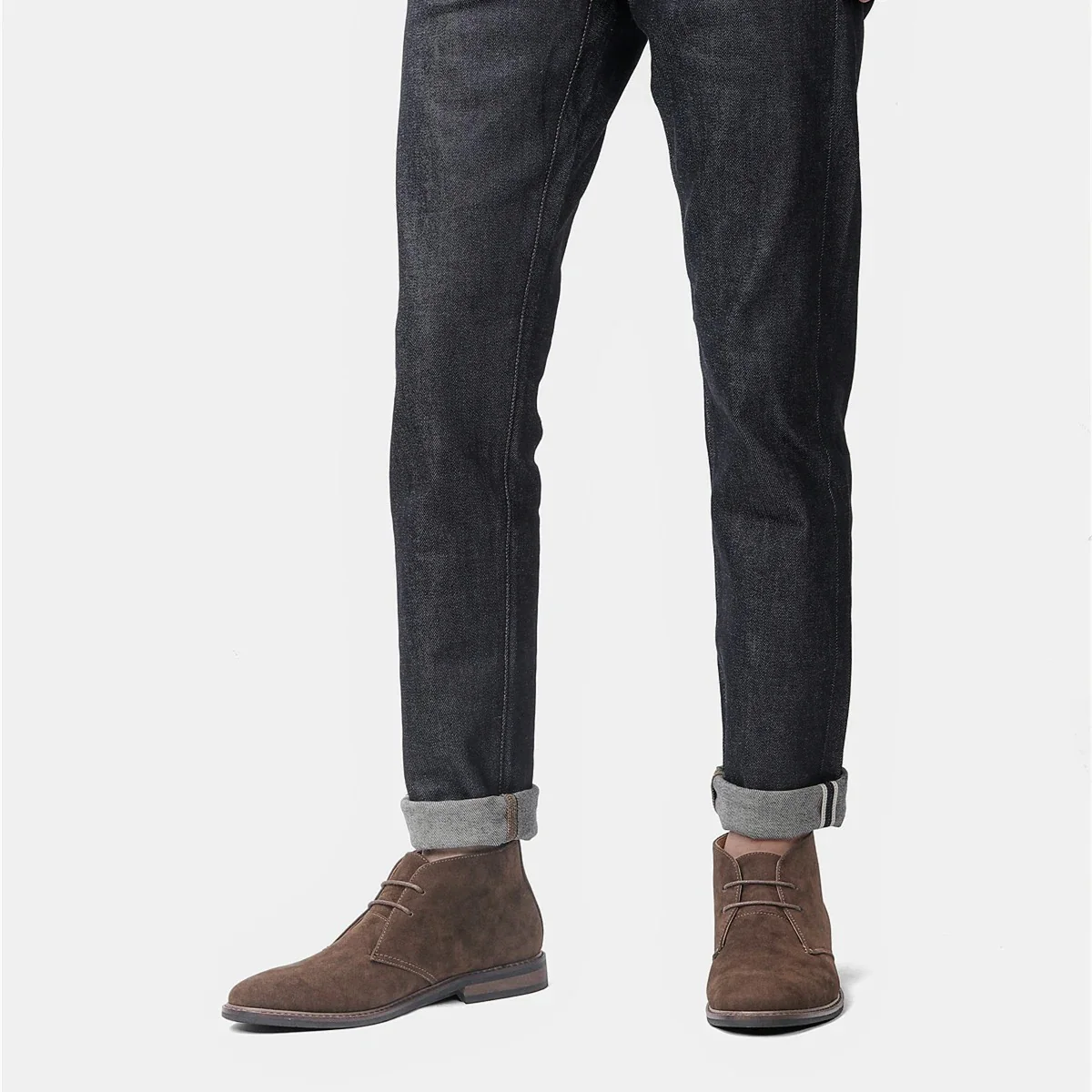 Comfortable Tan Leather Ankle Boots For Men