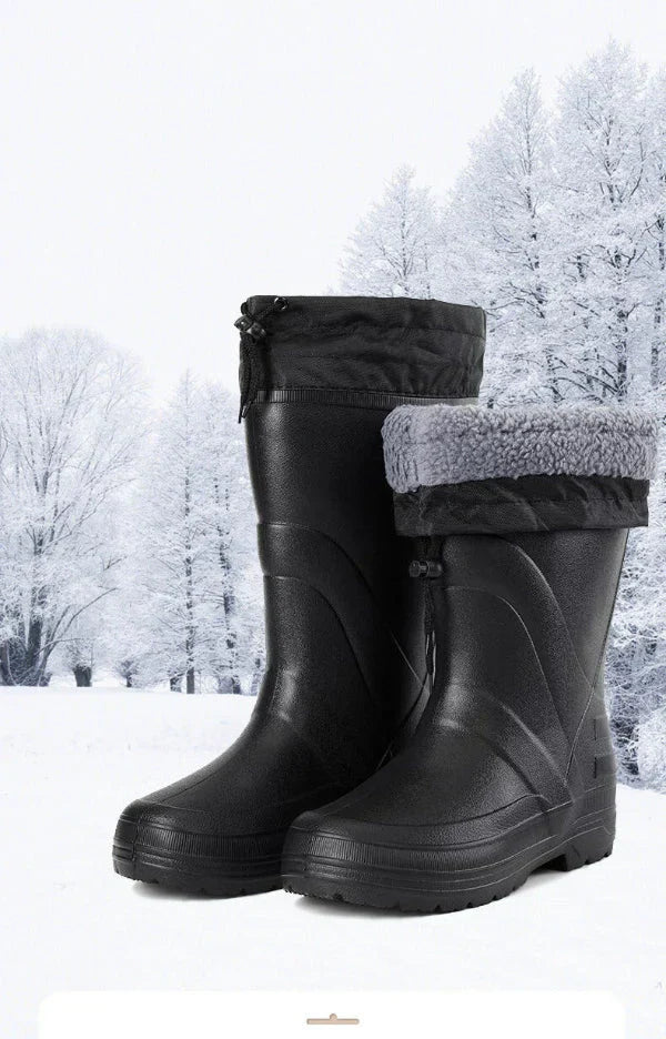 Warm Insulated Rain Boots with Fleece
