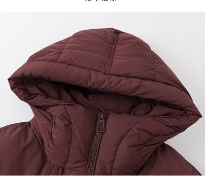 Warm Long Puffer Coat for Women