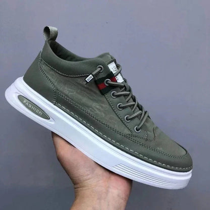 Comfortable Work Leather Sneakers For Men