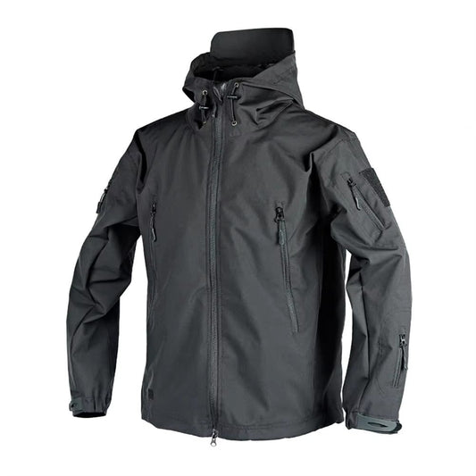 Waterproof Hooded Fleece Jacket For Men - OutfitLondon