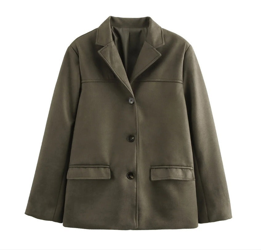 Vintage Classic Suede Jacket