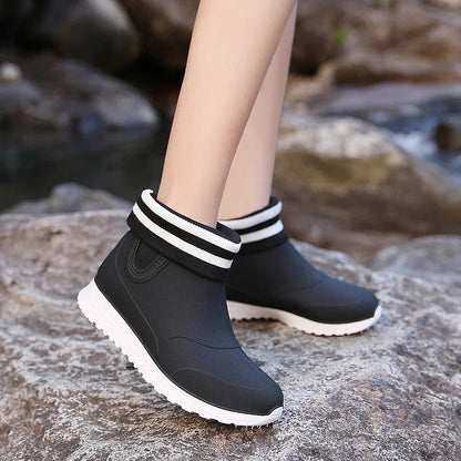 Easy Wear Rain Ankle Boots