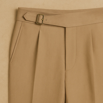 Classic Fit High Waisted Mens Dress Pants