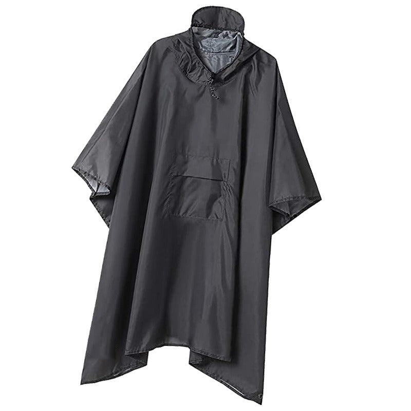 Lightweight Waterproof Reversible Unisex Rain Jacket Poncho