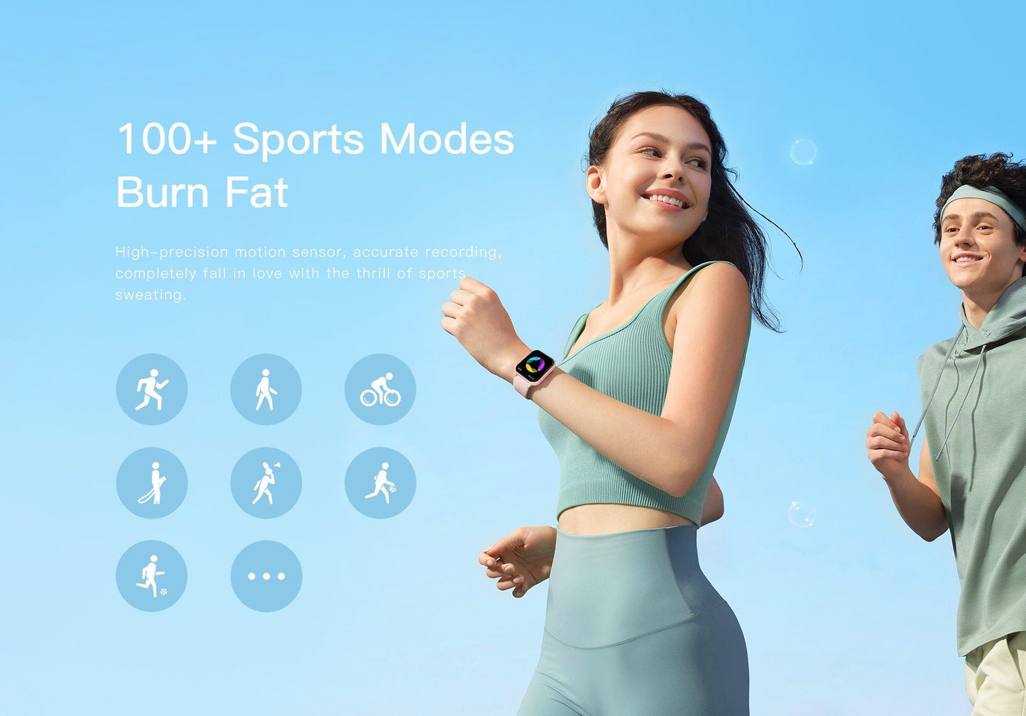 Fitness Tracker Watch with Heart Rate and GPS