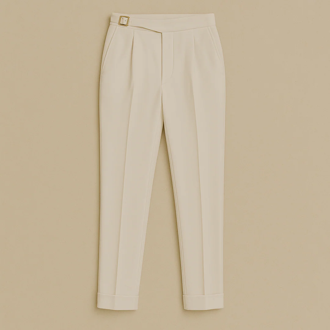 Classic Fit High Waisted Mens Dress Pants