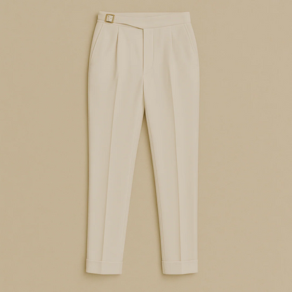 Classic Fit High Waisted Mens Dress Pants