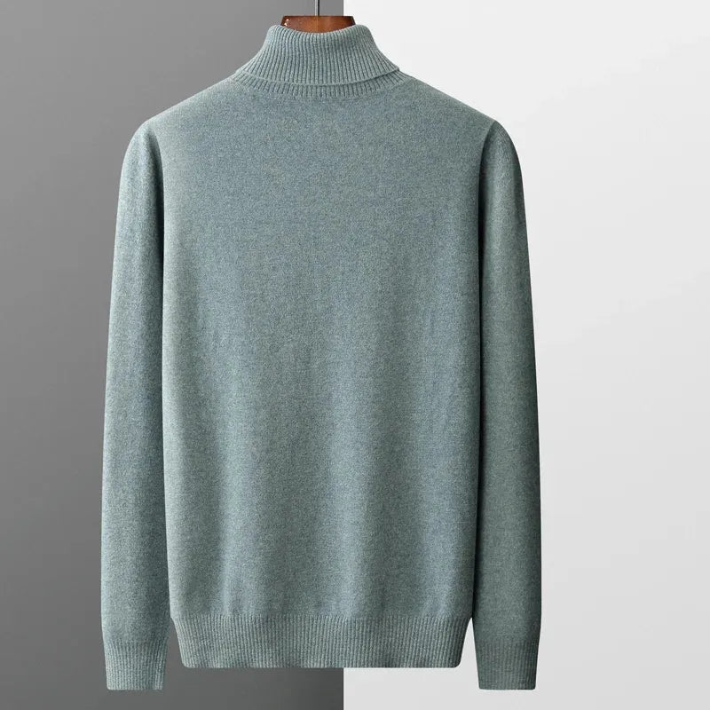 Textured Crew Neck Sweater Men