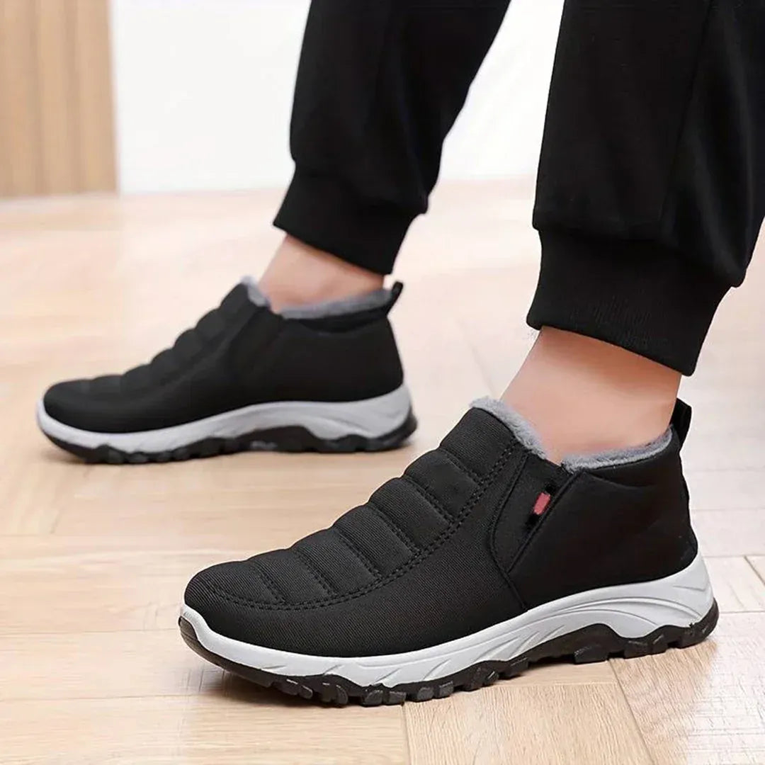 Warm Waterproof Snow Boots with Faux Fur Inside - OutfitLondon