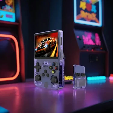 Compact Classic Video Game System with 60000 Games